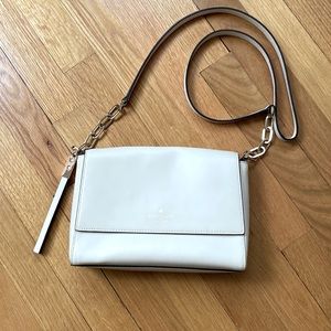 Kate Spade cream crossover body purse